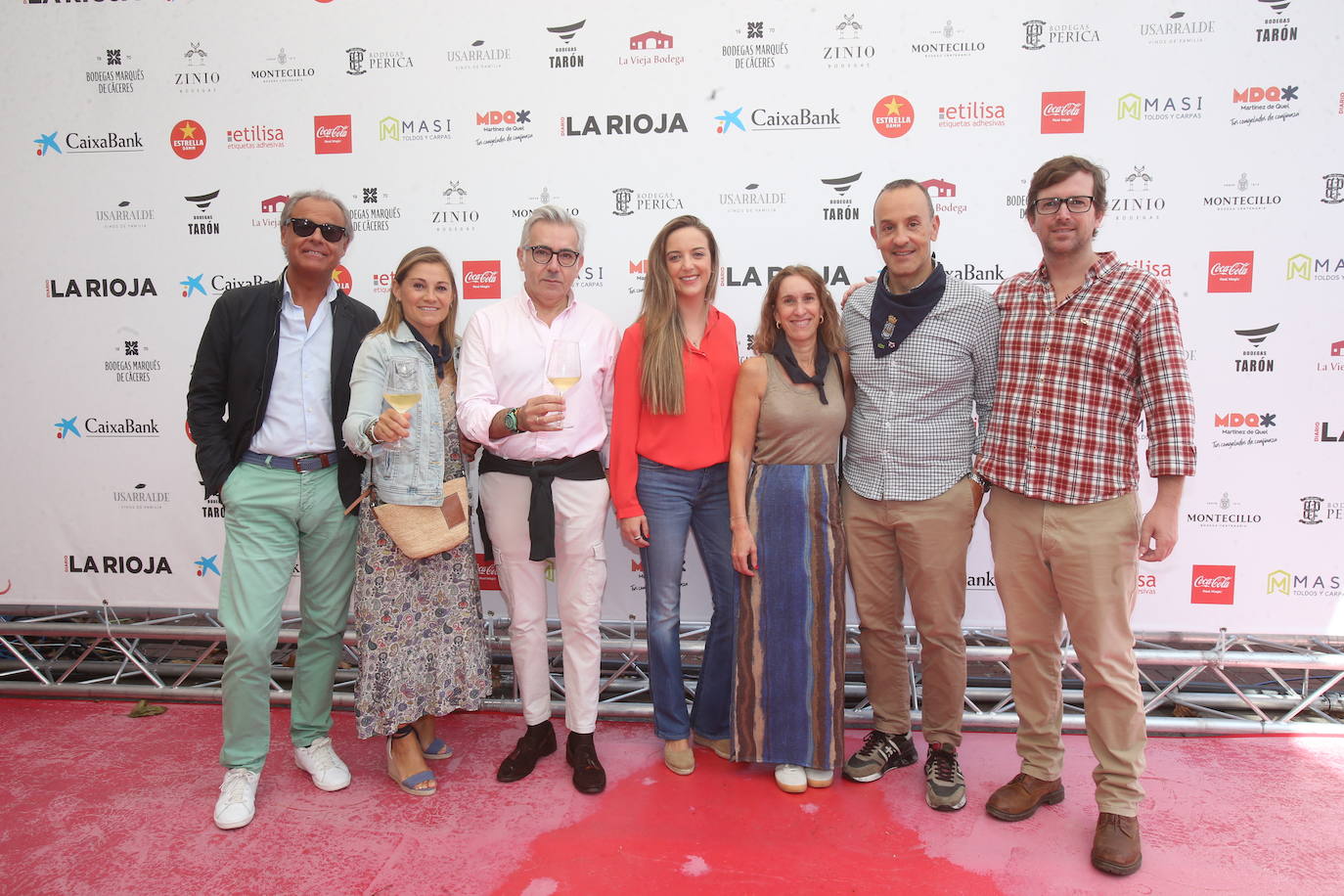 Carlos Clavijo, Patricia G. Lacarra, Héctor Alacid, Marcela Reigia, Susana Casero, Daniel Montón y Luis Herreros (Vox y acompañantes).