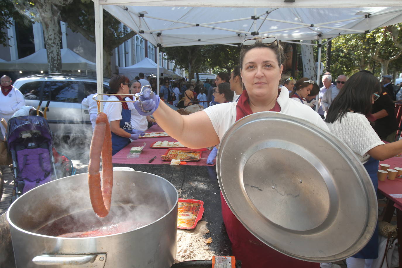 Sepia, chorizo, solomillo... un amplio menú en las degustaciones