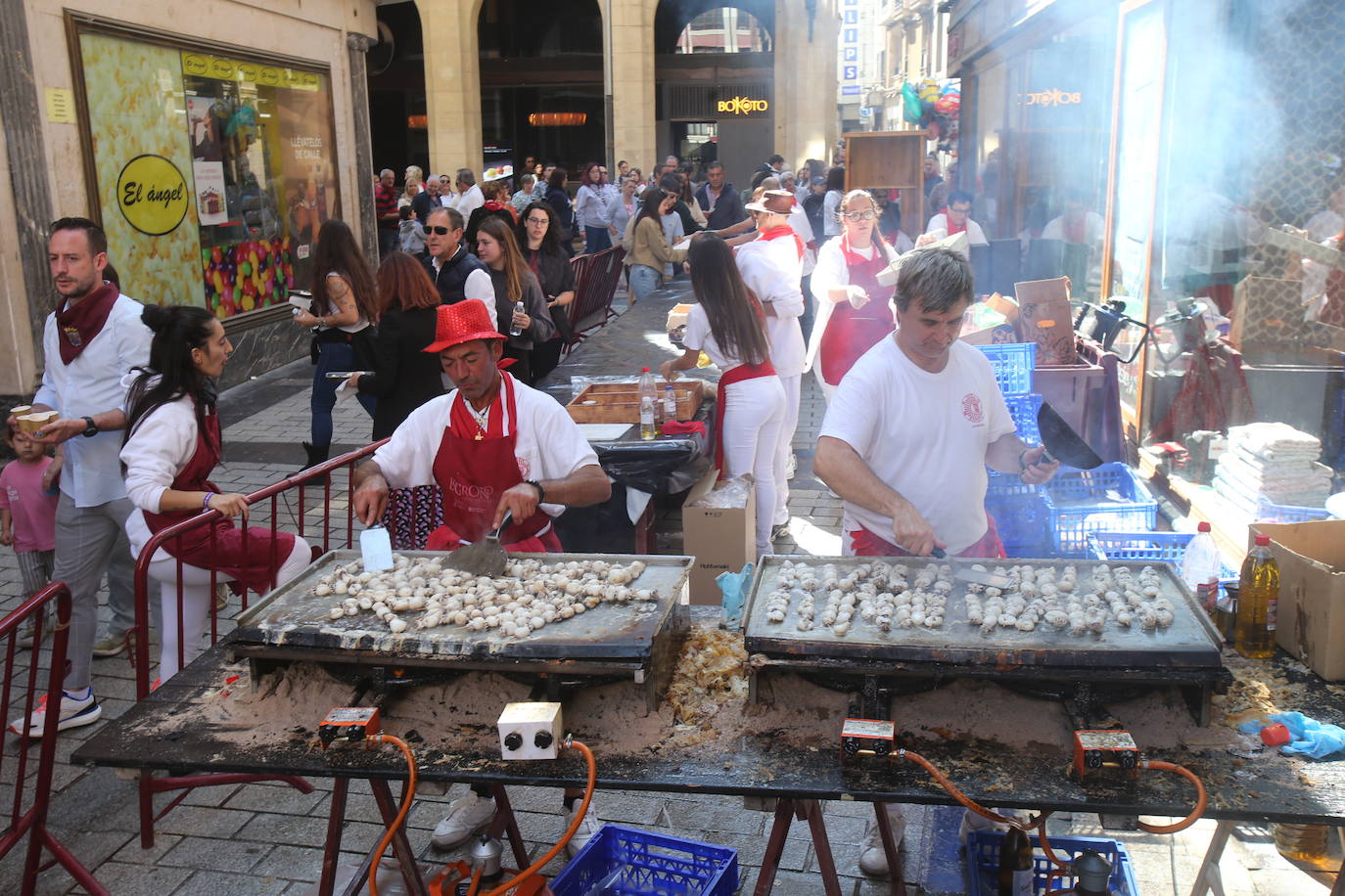 Sepia, chorizo, solomillo... un amplio menú en las degustaciones