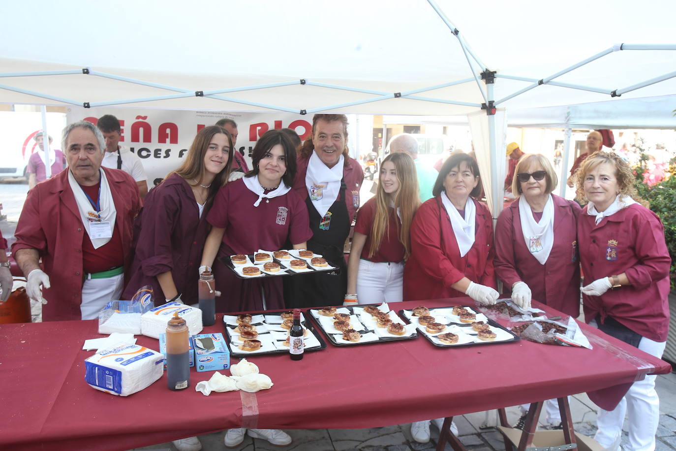 Sepia, chorizo, solomillo... un amplio menú en las degustaciones