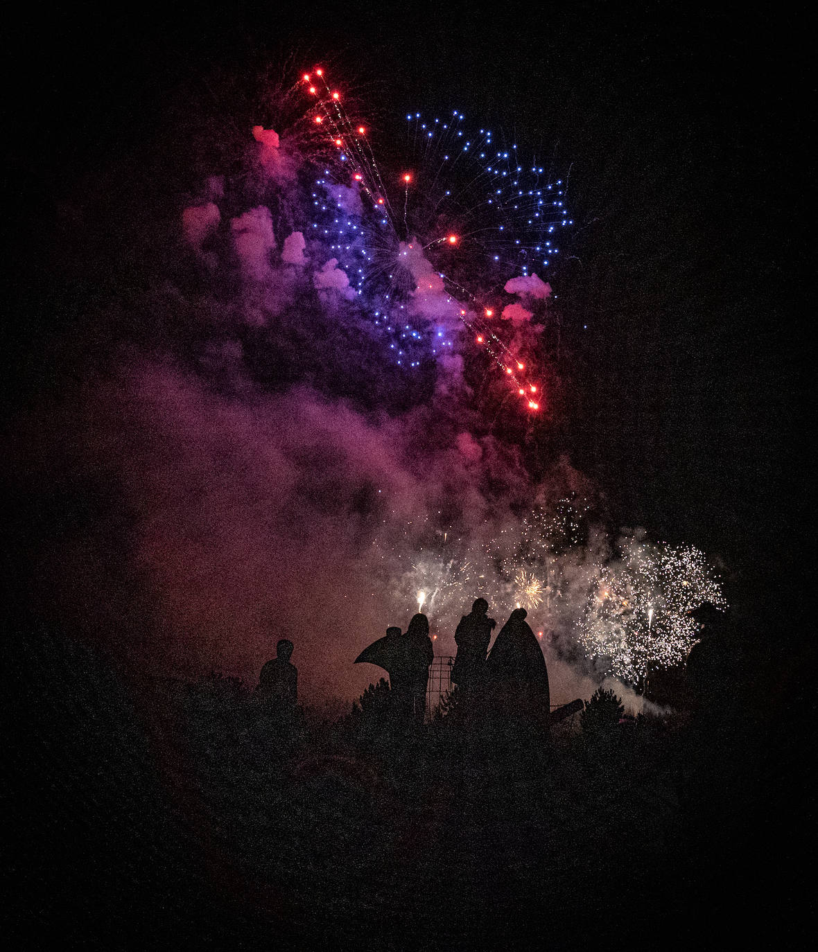 Primera colección de fuegos artificiales de San Mateo: pirotecnia Zaragozana