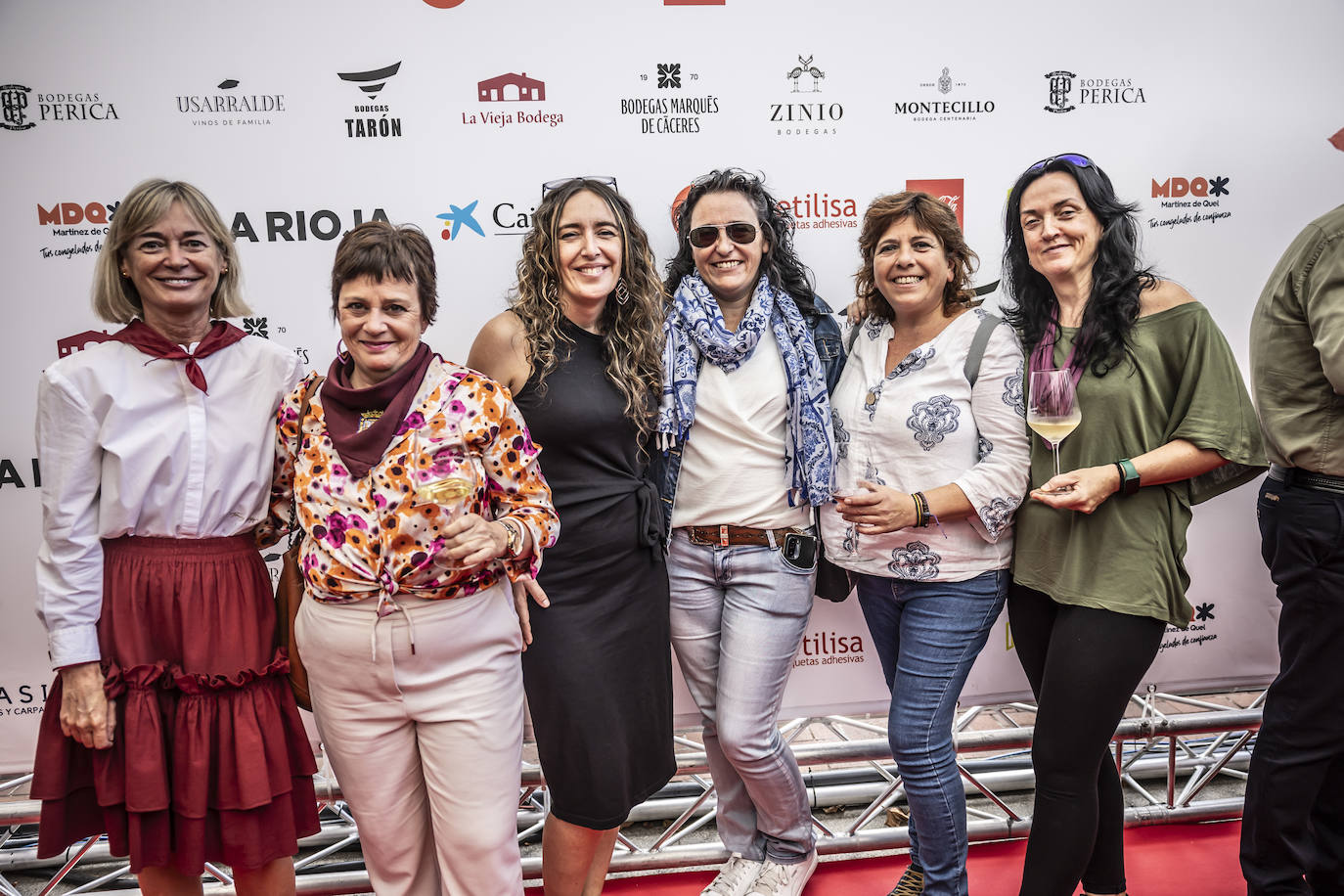 Teresa Cobo, Henar Moreno, Raquel Guerra, Ana Ordóñez, Eva Fernández y Marian Alcalde.