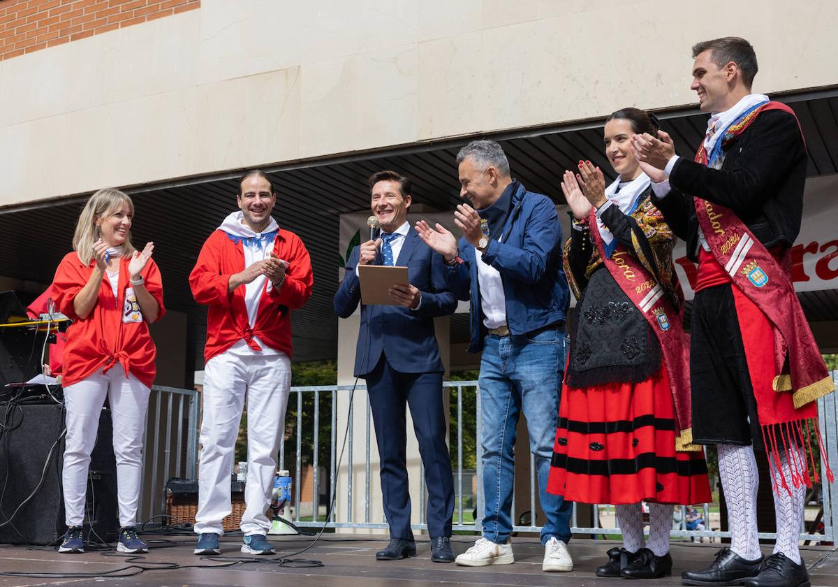 Diego Urdiales tras recibir las Llaves de Oro de la Peña Logroño.