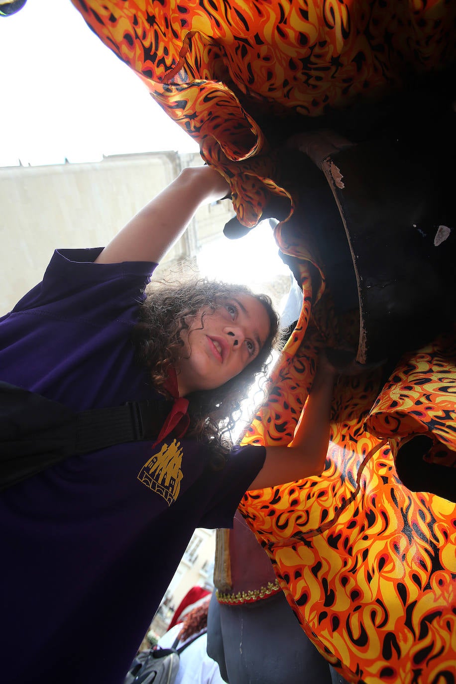 Gigantes y cabezudos por las calles de Logroño