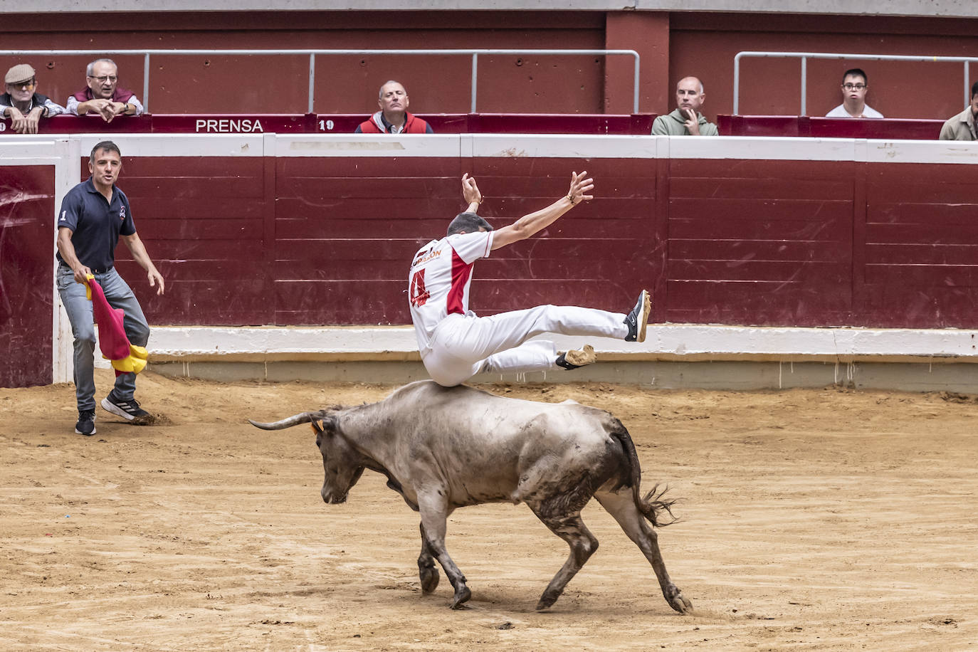 Éxito de público en La Ribera con los recortadores