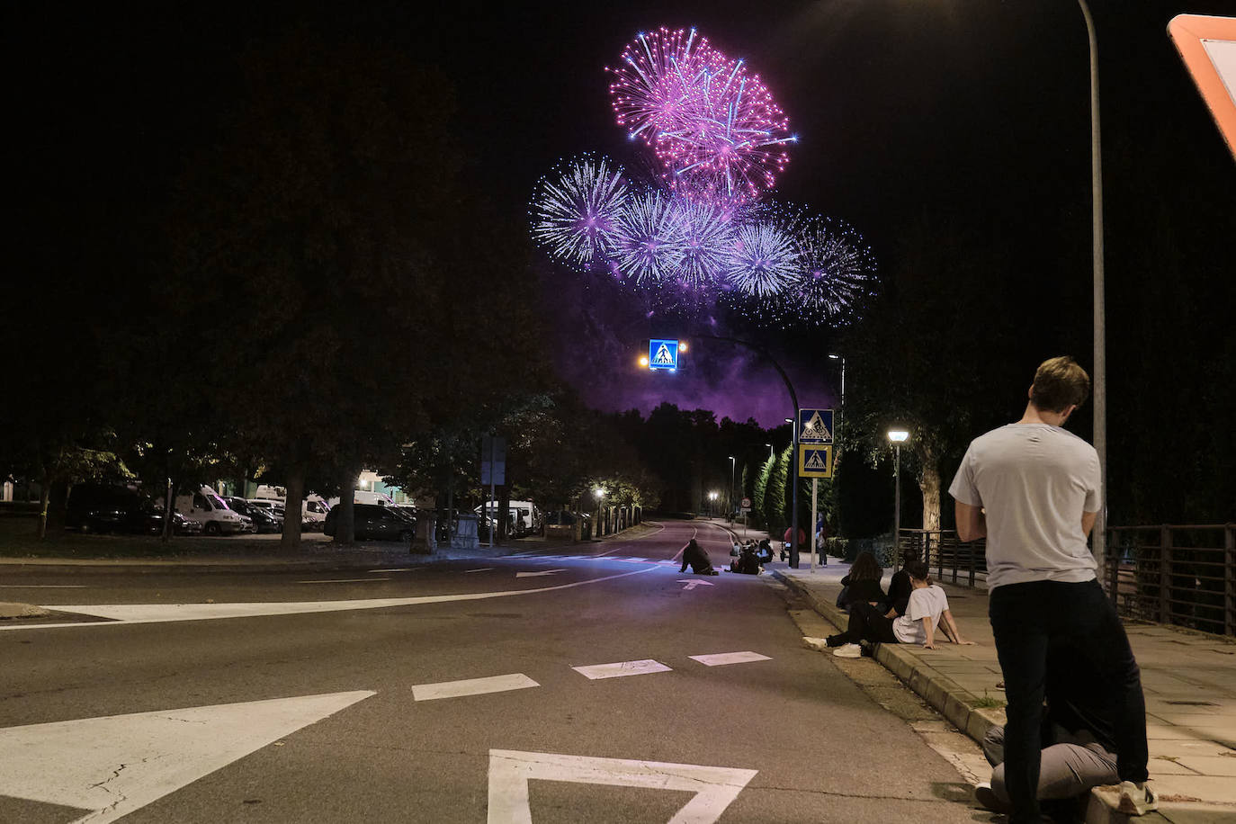 Fuegos artificiales del miércoles a cargo de Pirotecnia Pibierzo