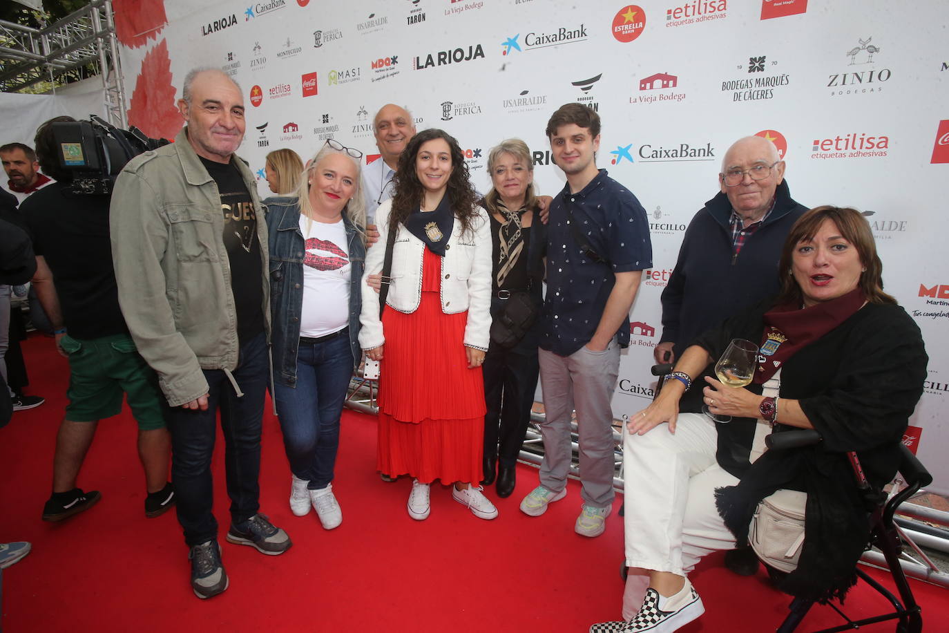 De Masi Toldos y Carpas, José María Garrapucho, Noelia Hernáiz, Víctor Trevijano, María Trevijano, Esmeralda Hernáiz, Álvaro Jeziorski, Alberto Hernáiz y Merche Cerrolaza (Rioja Medios).