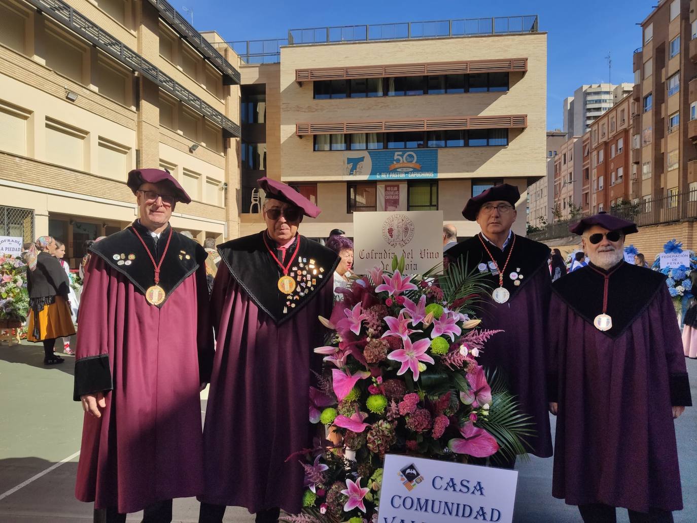 Misa y ofrenda floral de San Mateo a la Virgen de Valvanera