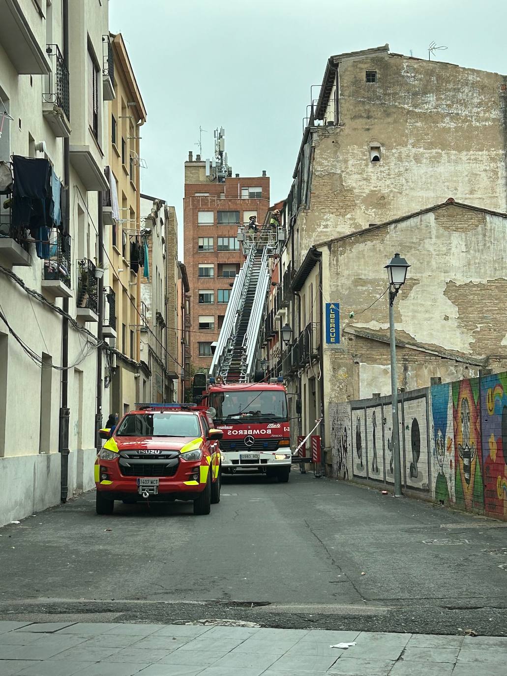 Intervención de Bomberos este martes en Baños 4.