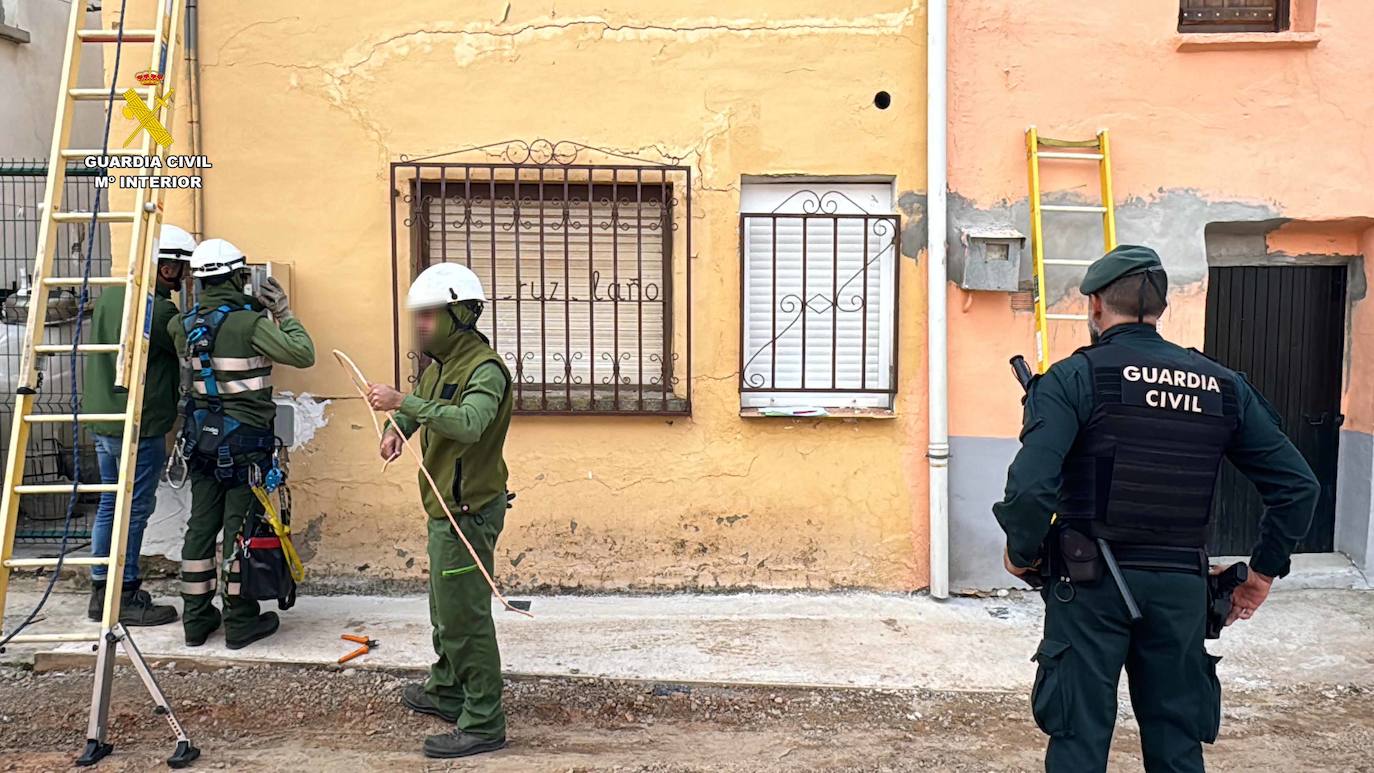 Operación &#039;apaga y vámonos&#039; de la Guardia Civil en Albelda