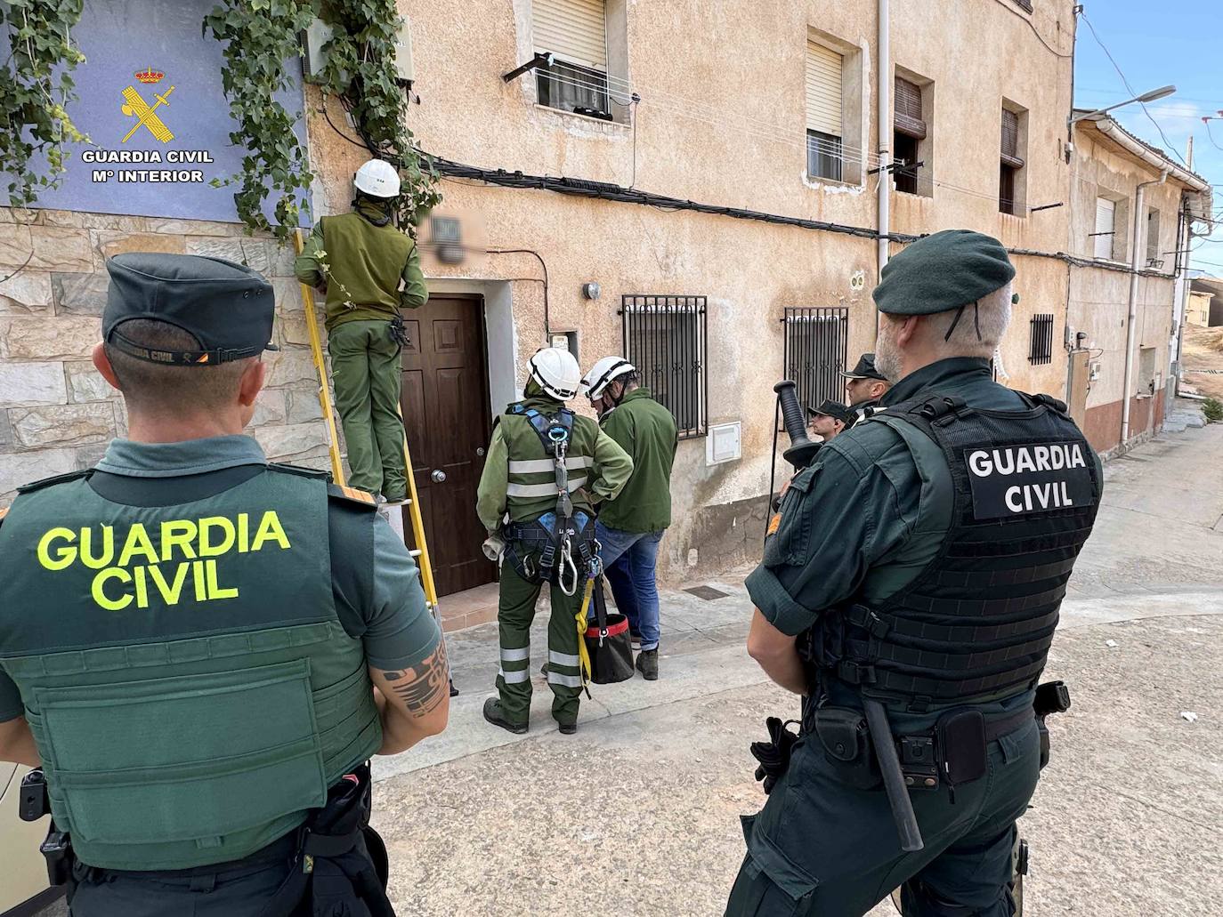 Operación &#039;apaga y vámonos&#039; de la Guardia Civil en Albelda