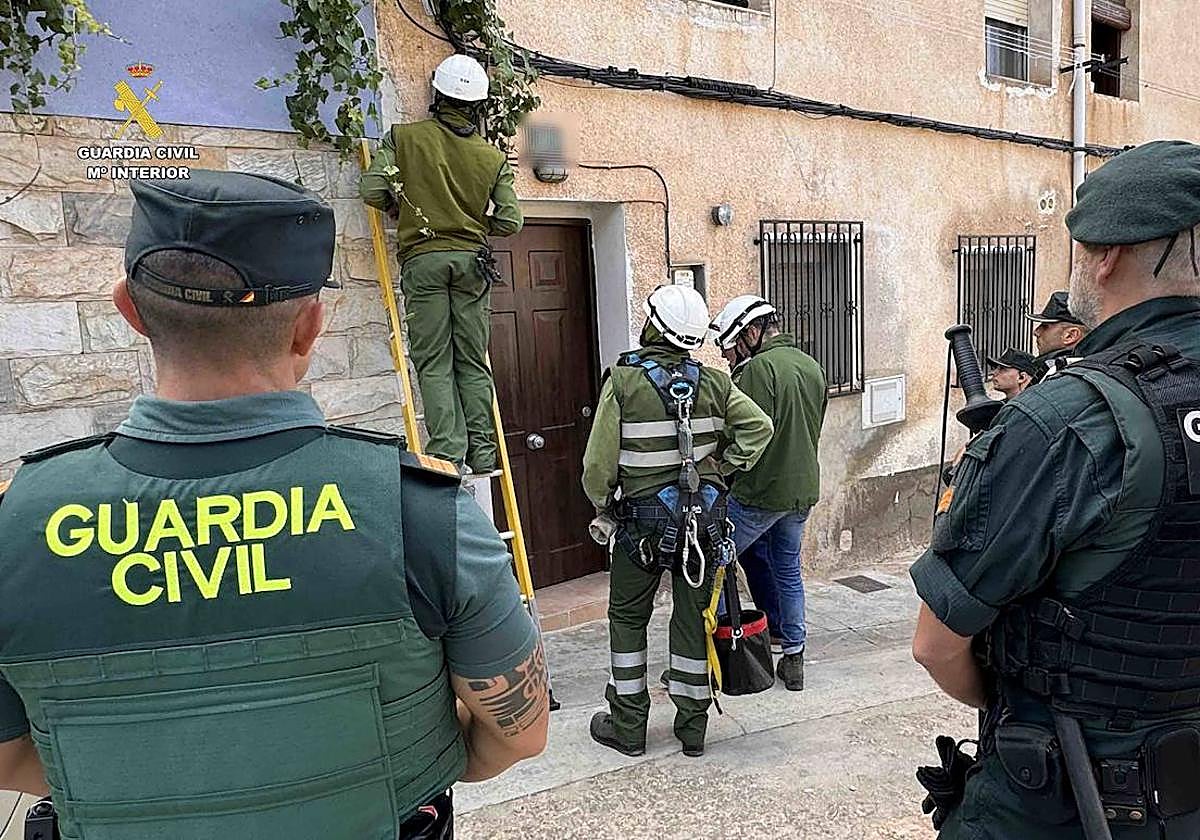 Operación &#039;apaga y vámonos&#039; de la Guardia Civil en Albelda