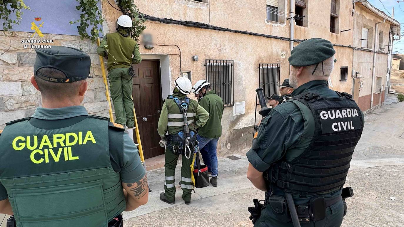 Operación &#039;apaga y vámonos&#039; de la Guardia Civil en Albelda