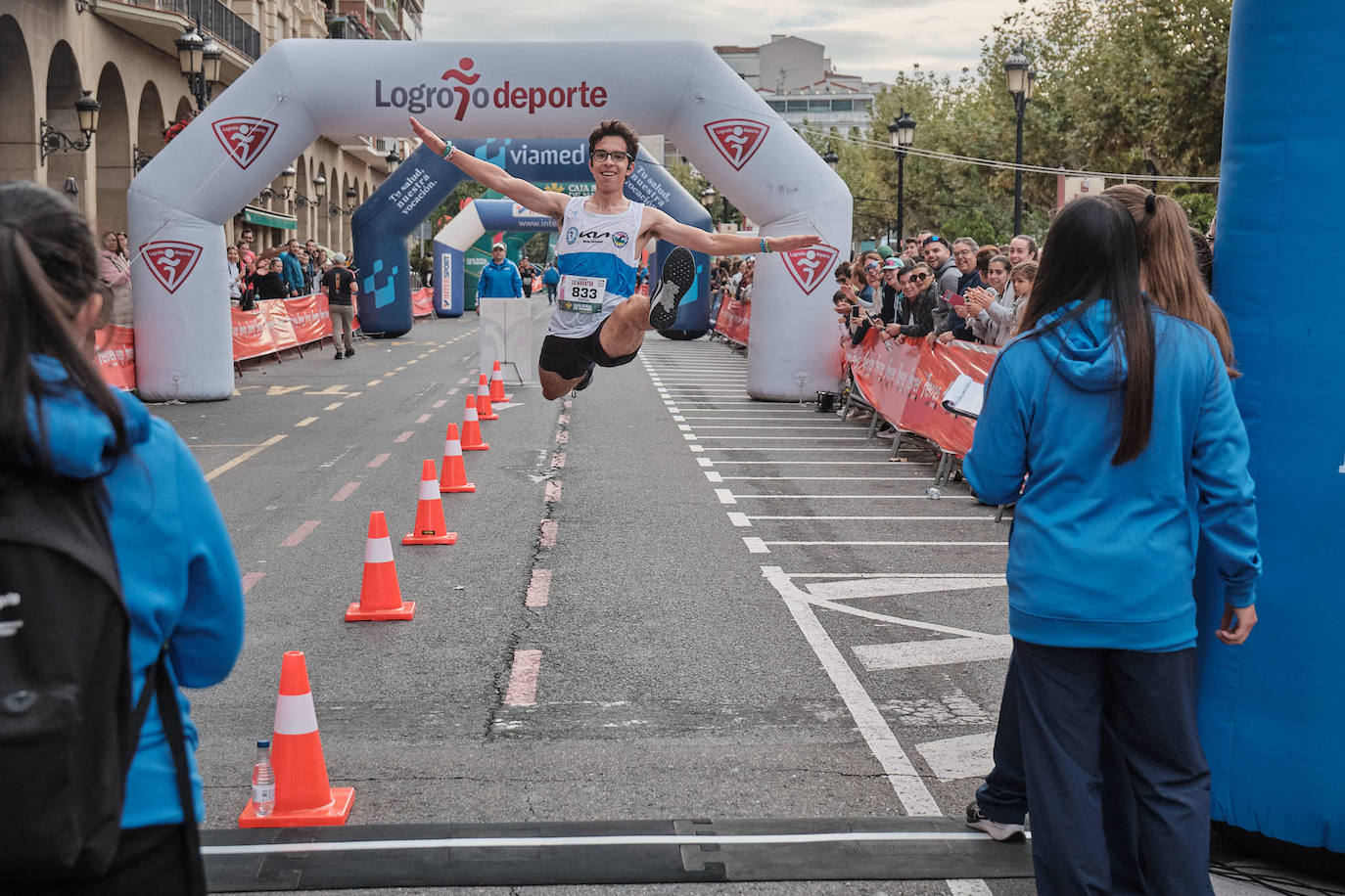 Este domingo los logroñeses han salido a correr la décima edición de la maratón de la ciudad