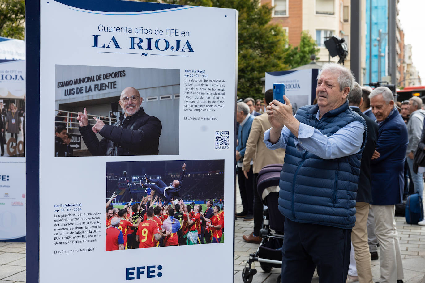 La muestra &#039;Momentos icónicos de nuestra tierra. EFE 40 La Rioja&#039;