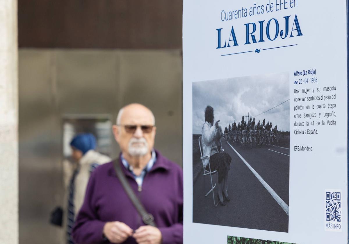 La muestra &#039;Momentos icónicos de nuestra tierra. EFE 40 La Rioja&#039;