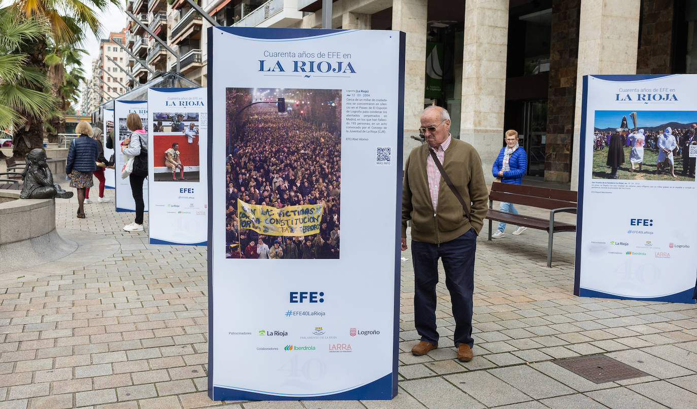 La muestra &#039;Momentos icónicos de nuestra tierra. EFE 40 La Rioja&#039;