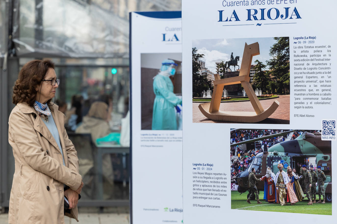 La muestra &#039;Momentos icónicos de nuestra tierra. EFE 40 La Rioja&#039;