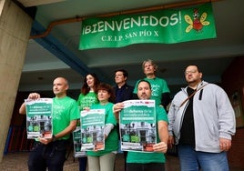 Miembros de la Plataforma por la Educación Pública.