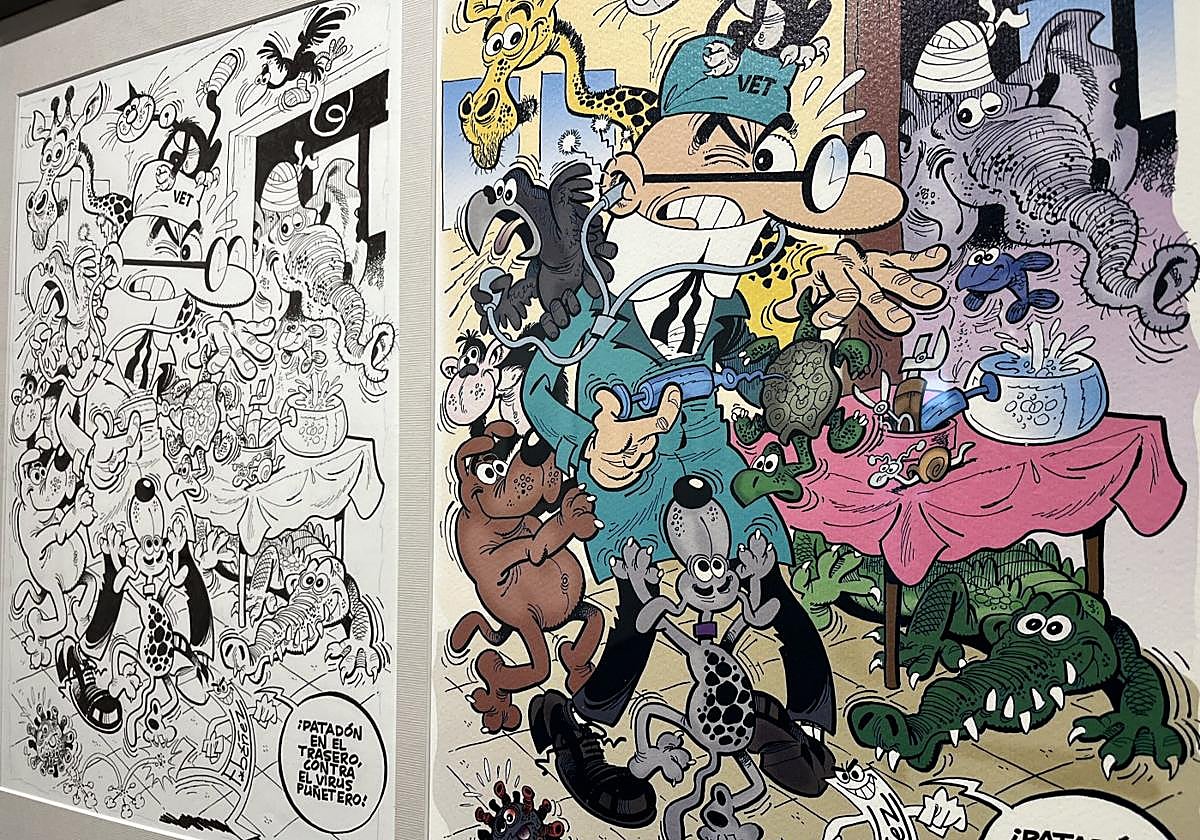 Exposición 'El universo Ibáñez', en Caja Rioja Gran Vía.