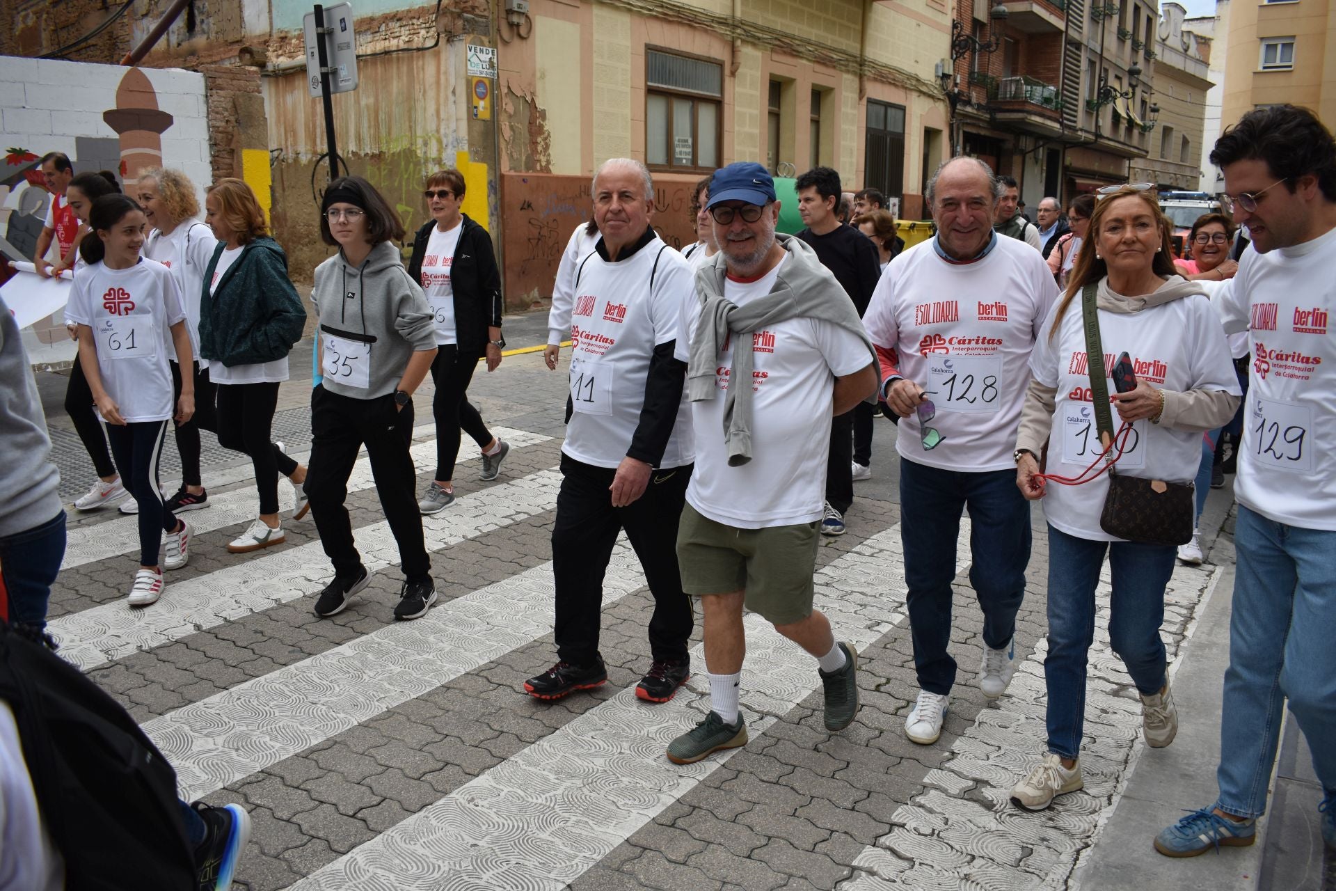 Marcha a favor de Cáritas en Calahorra