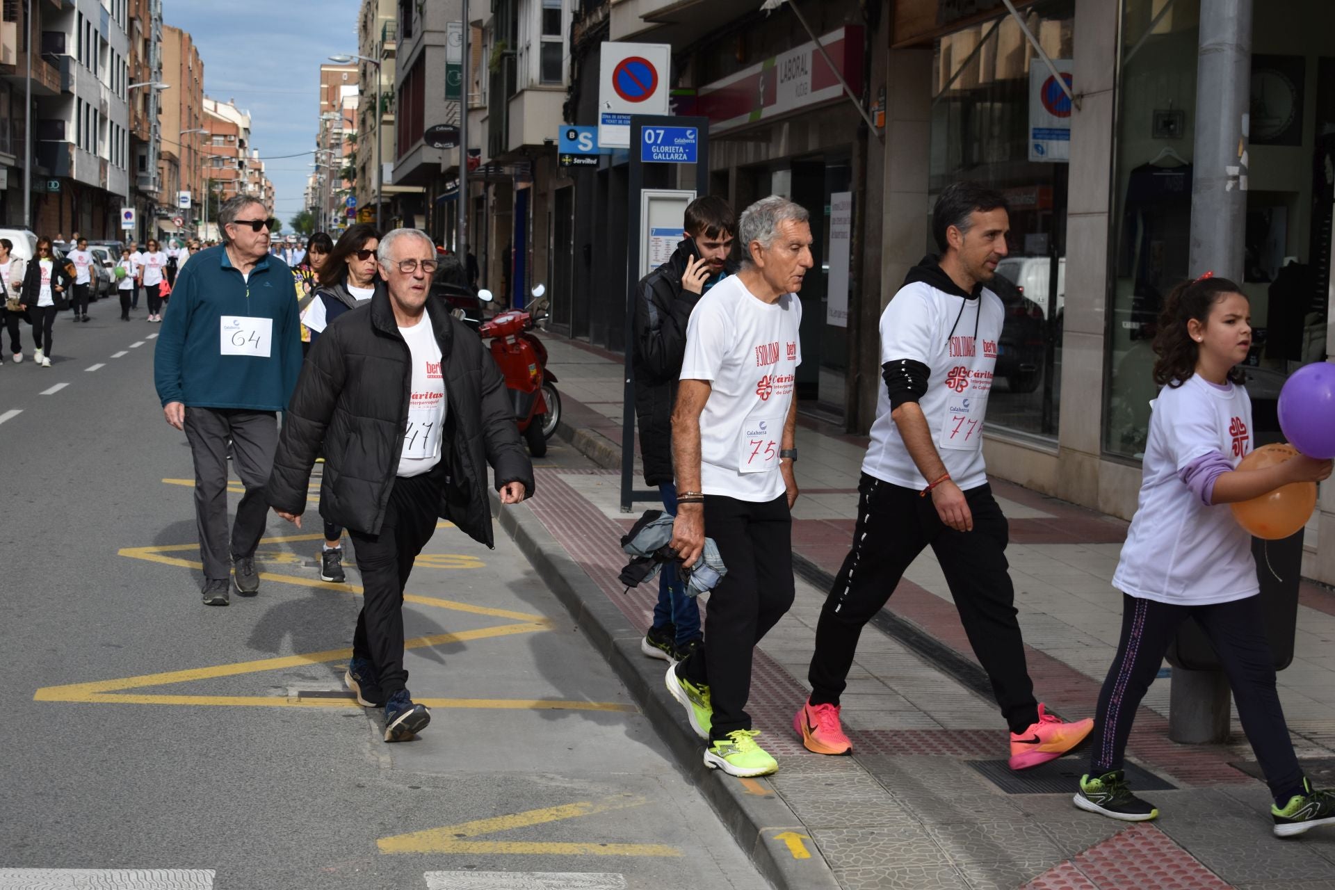 Marcha a favor de Cáritas en Calahorra