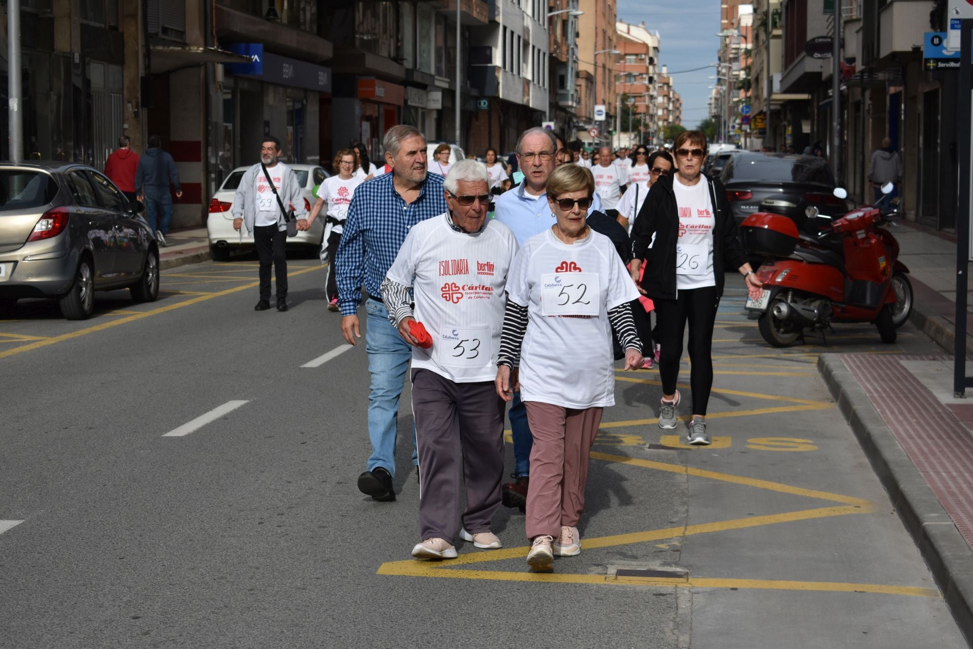 Marcha a favor de Cáritas en Calahorra