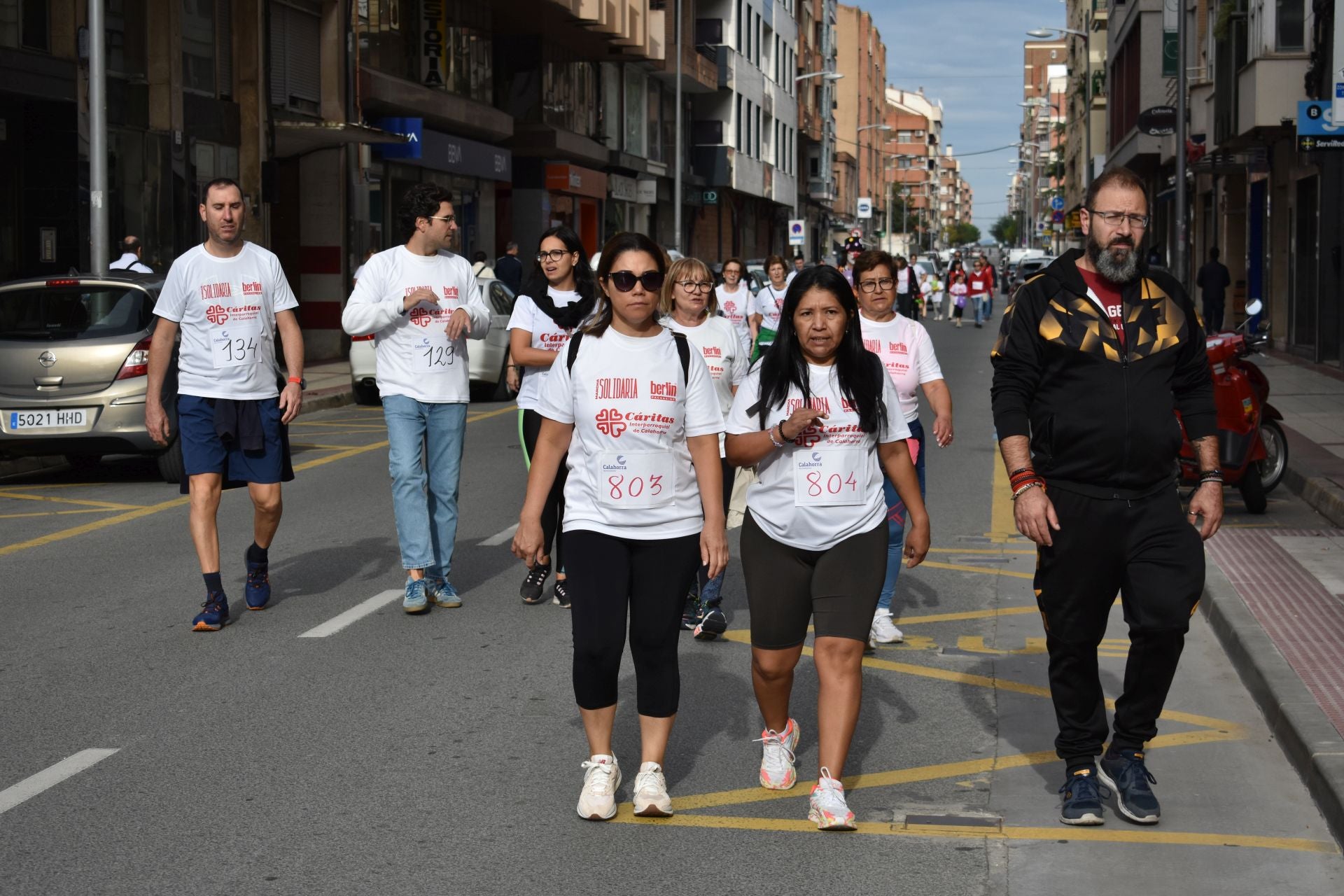 Marcha a favor de Cáritas en Calahorra