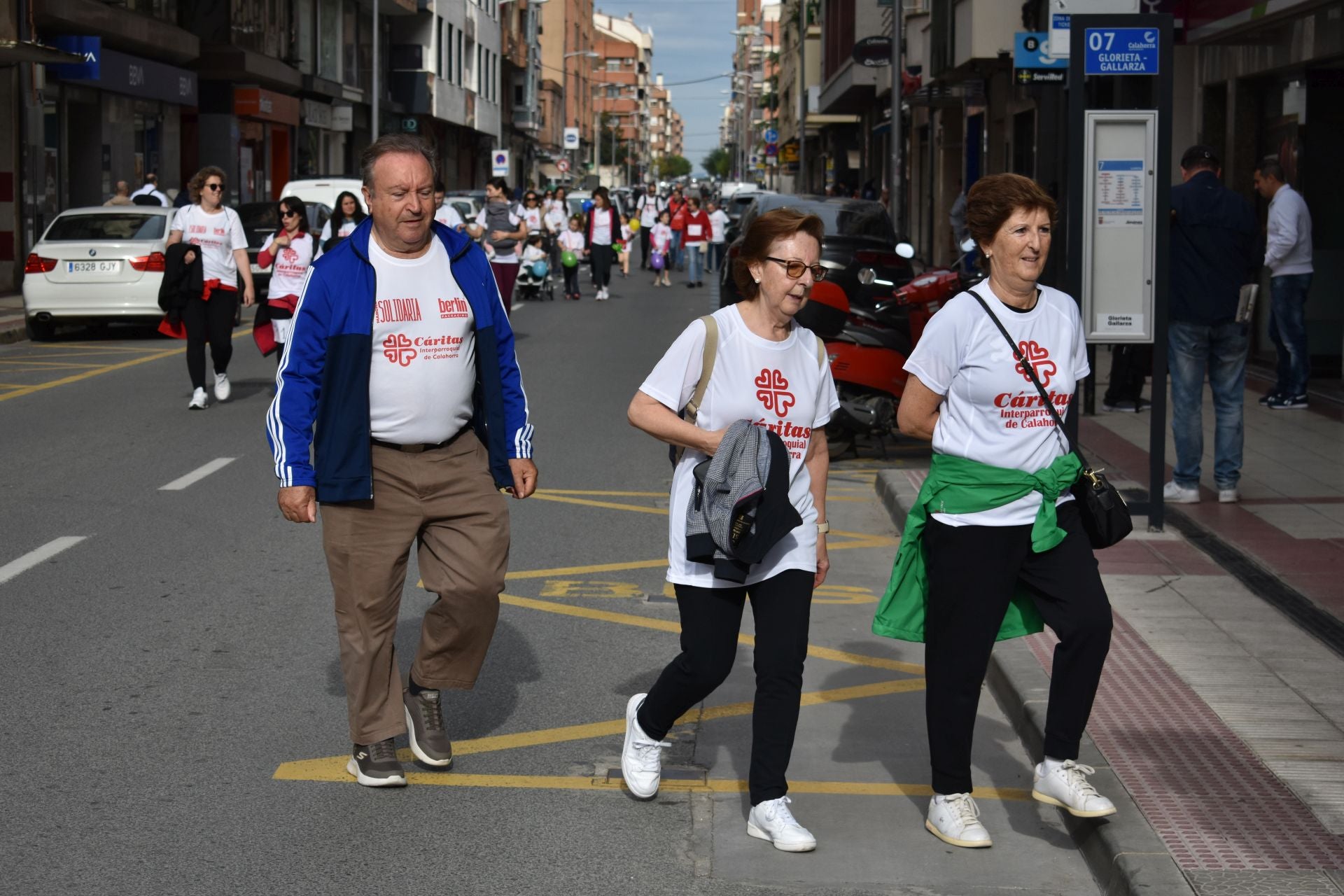 Marcha a favor de Cáritas en Calahorra