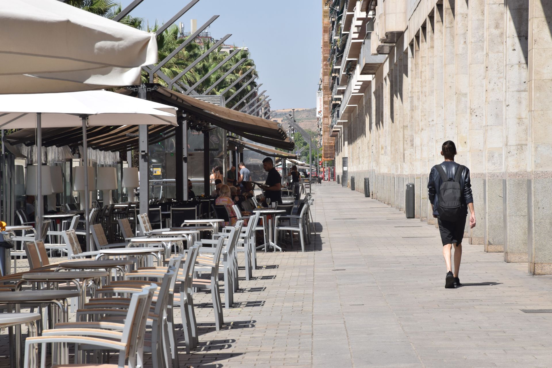 Gran Vía, calle de primera categoría fiscal en Logroño.