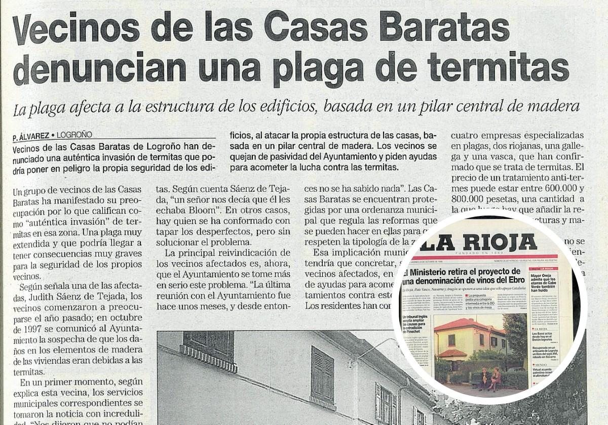 Plaga de termitas en las Casas Baratas