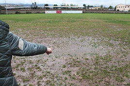 Sin fútbol base en Nájera por las tormentas
