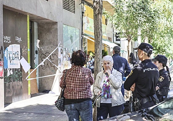 Imagen del antiguo cajero de Bankia en el que se produjo el asesinato.