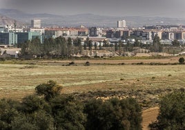 Terrenos en el entorno de La Grajera sobre los que se planteó una iniciativa de energías renovables.