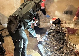 Auxiliado un hombre de 57 años en Arnedo al que al parecer habían agredido