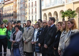 Minuto de silencio por las víctimas de la DANA en Logroño.