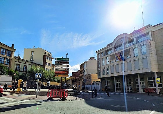 La plaza Cándido Sarramián de Villamediana, cuyo proyecto de reurbanización ya se ha licitado.