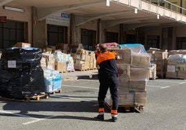 40.000 donaciones ya esperan en 172 palés para poner rumbo a la zona cero de la DANA