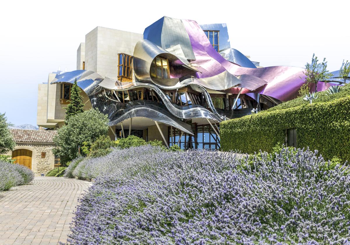 Hotel de la bodegaHerederos Marqués de Riscal, en Elciego.