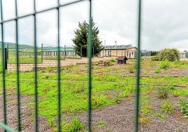 El Centro de Acogida de Animales de Compañía del Gobierno de La Rioja, situado en Cañas, antes de su entrada en funcionamiento.