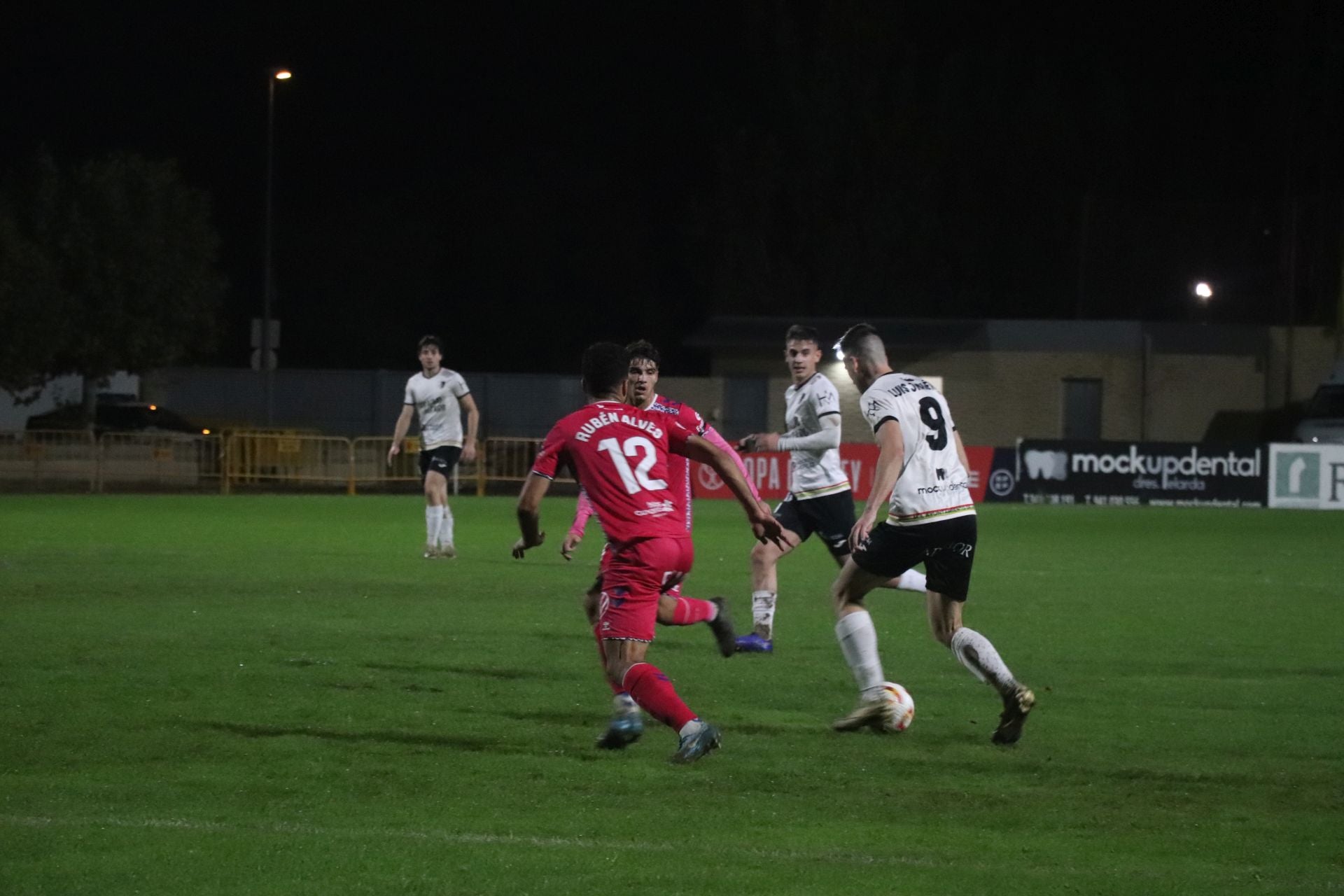 Partido de Copa entre el Alfaro y el Tenerife, en La Molineta.