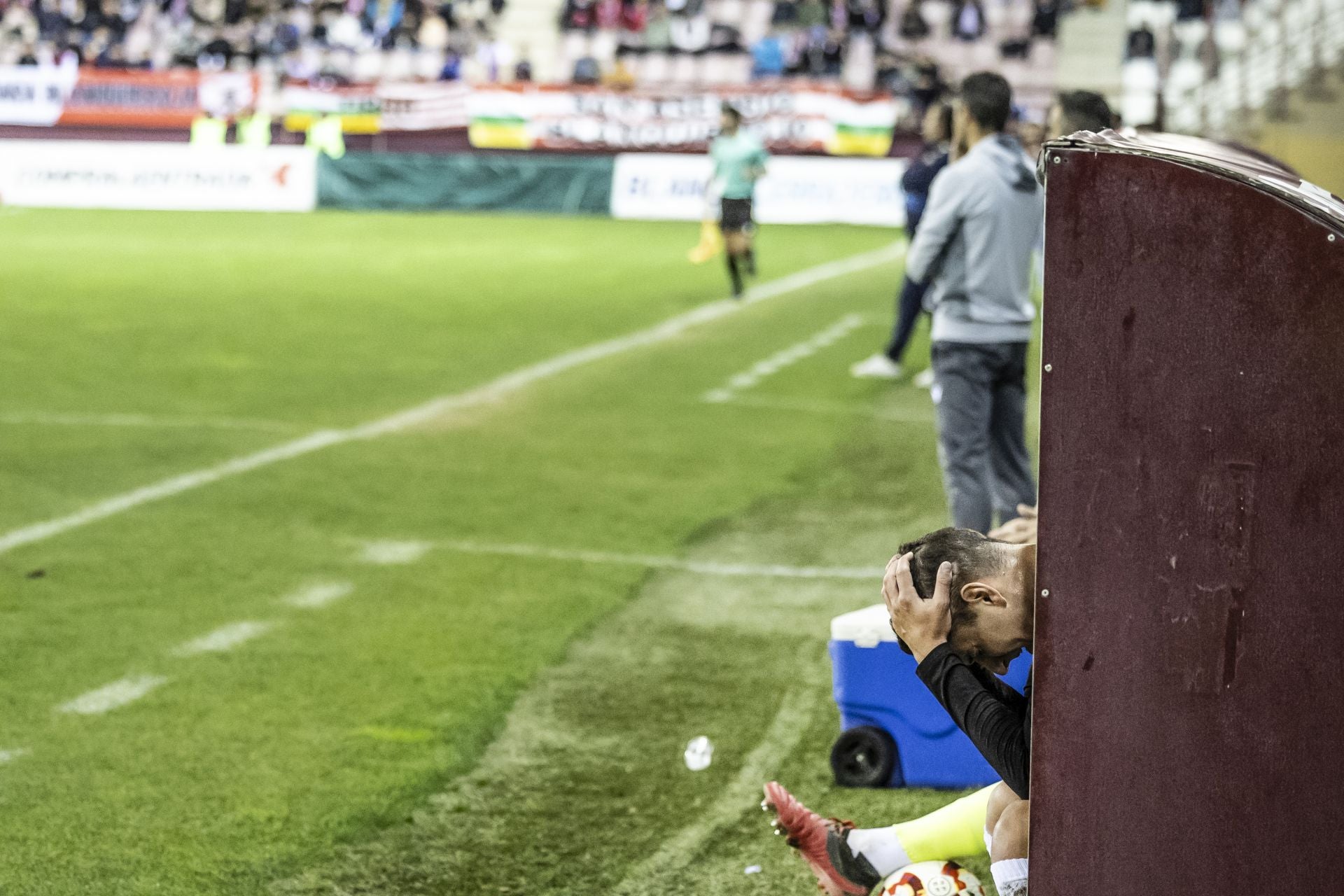 El partido SD Logroñés-UD Logroñés