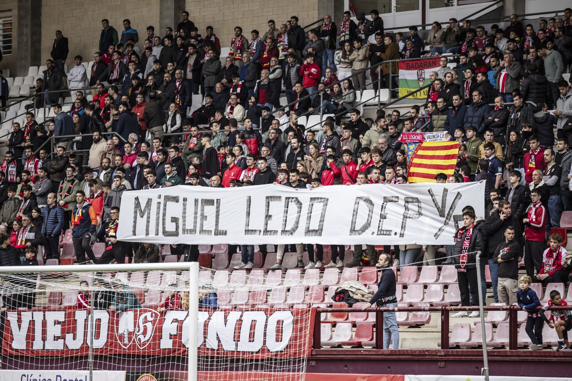 El partido SD Logroñés-UD Logroñés