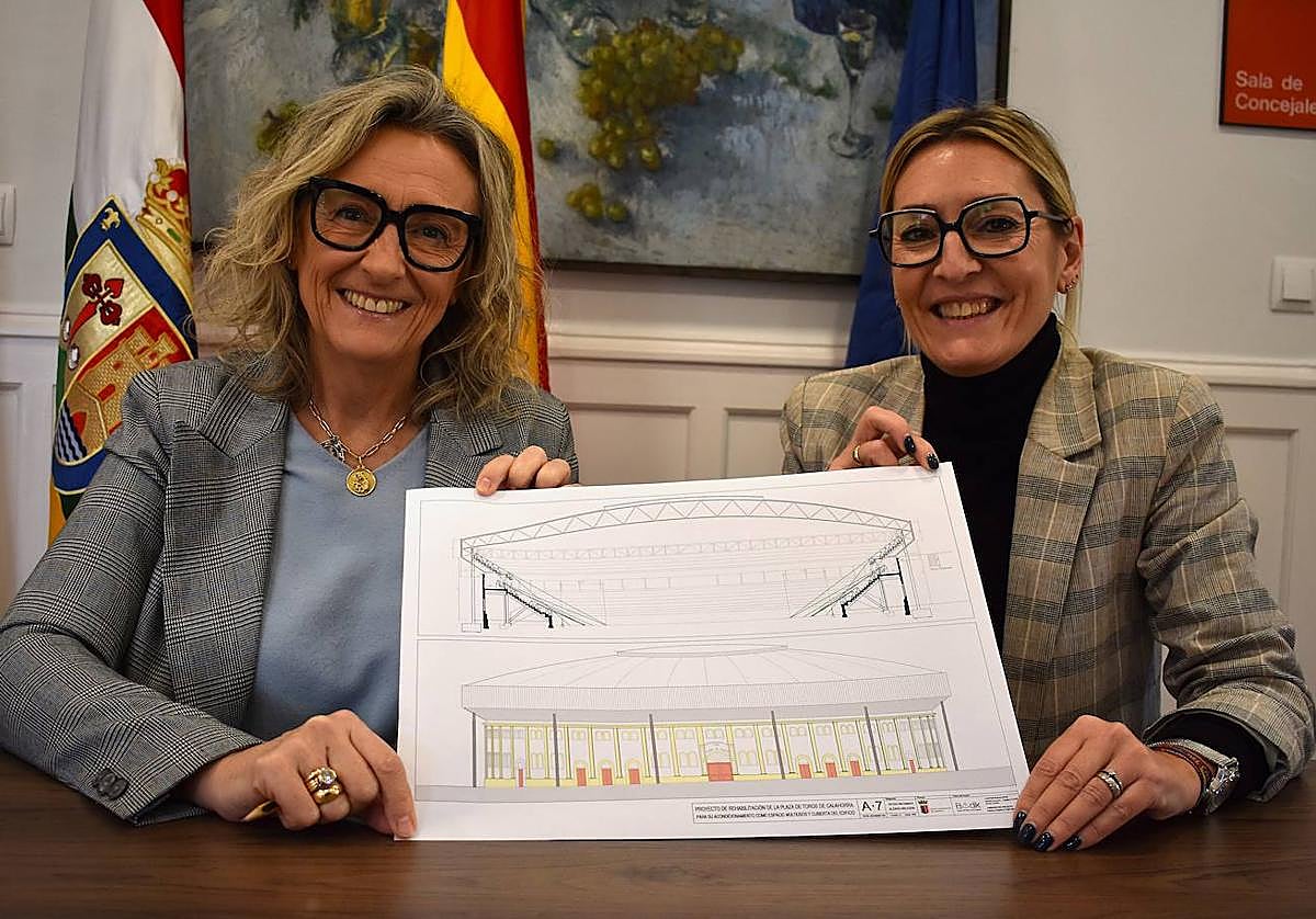 Mónica Arceiz y Raquel Moral.