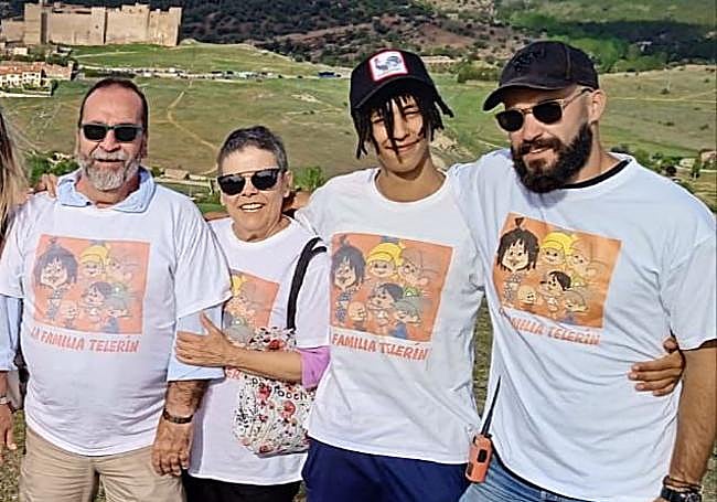 La familia, en una escapada.