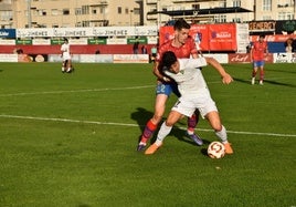 Jorge Martínez-Losa en el partido contra el Gernika en La Planilla.