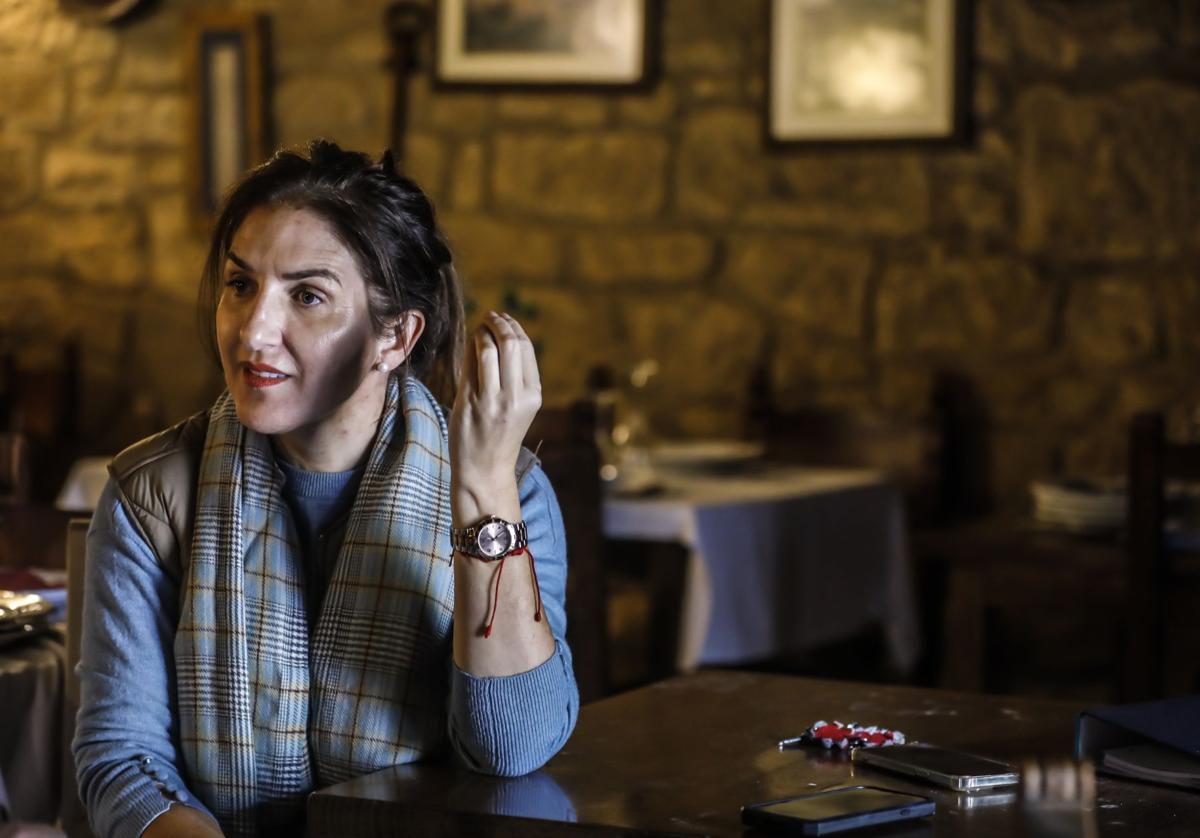 Yolanda Castillo, durante un entrevista con Diario LA RIOJA.