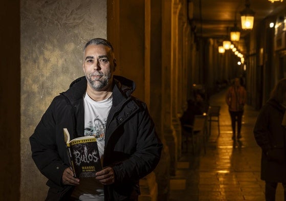 El periodista Rubén Sánchez, ayer en Logroño.