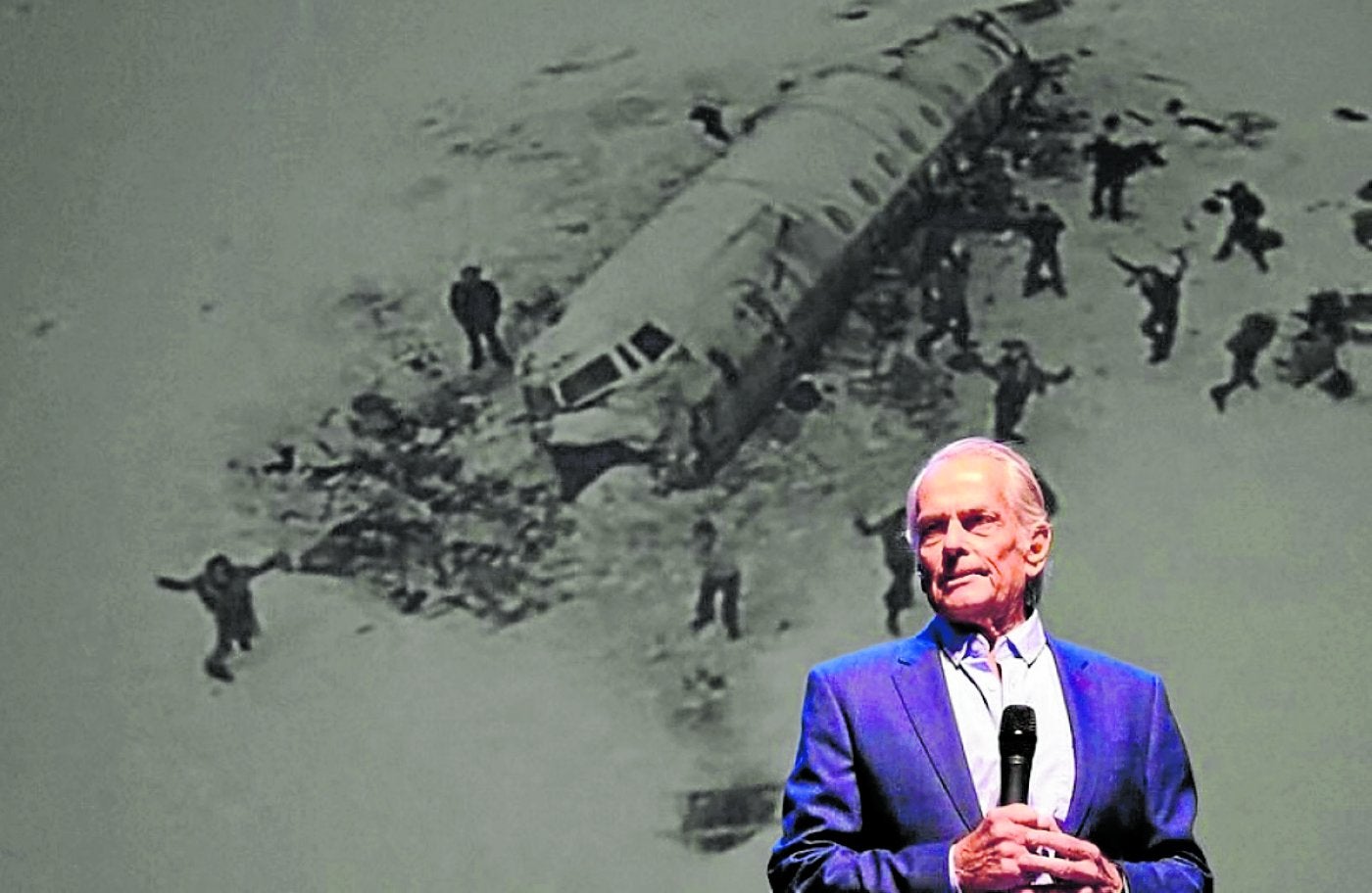 El superviviente Eduardo Strauch recuerda en Logroño el accidente de avión de Los Andes