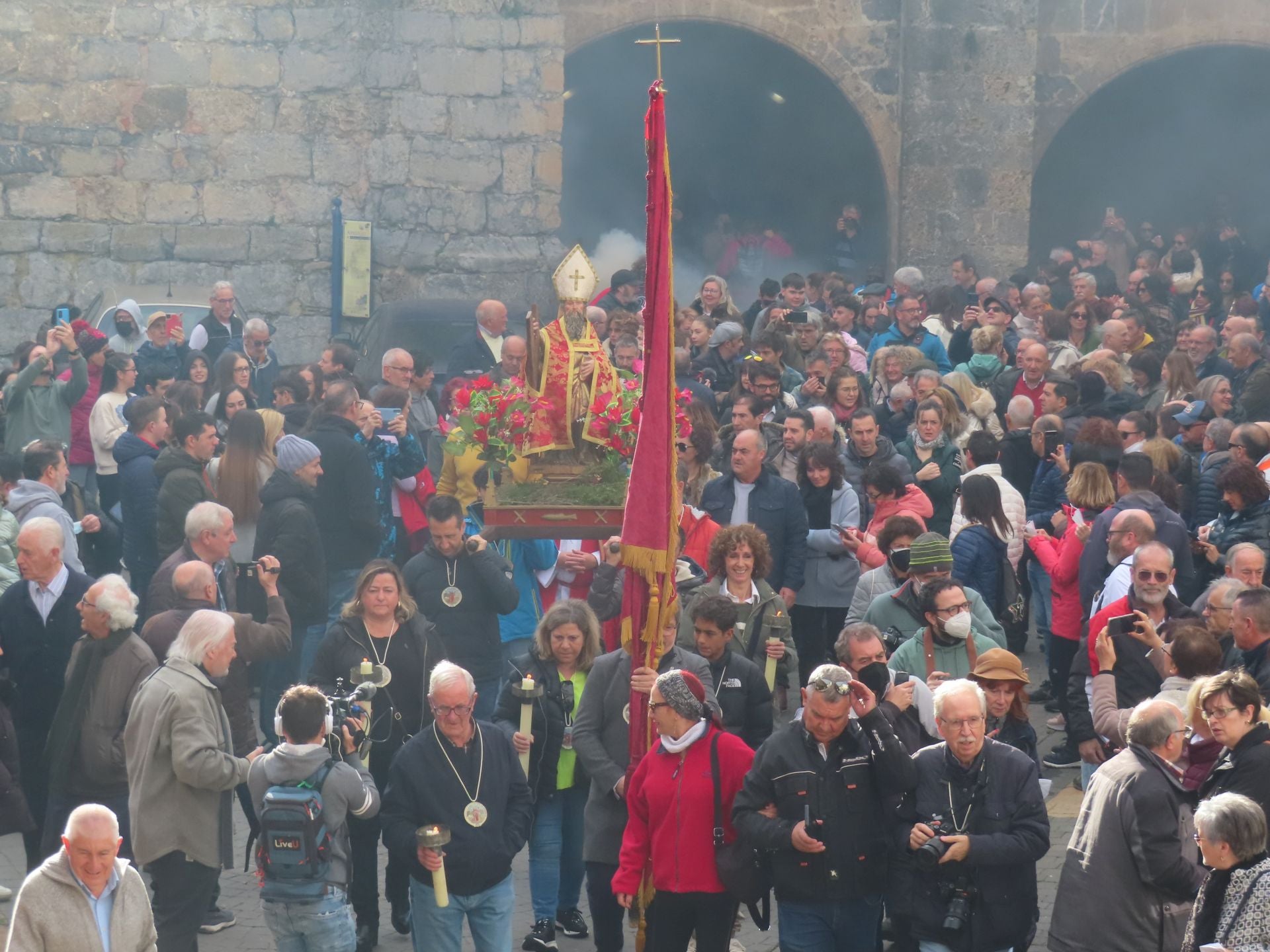 Las imágenes de la Procesión del Humo de Arnedillo